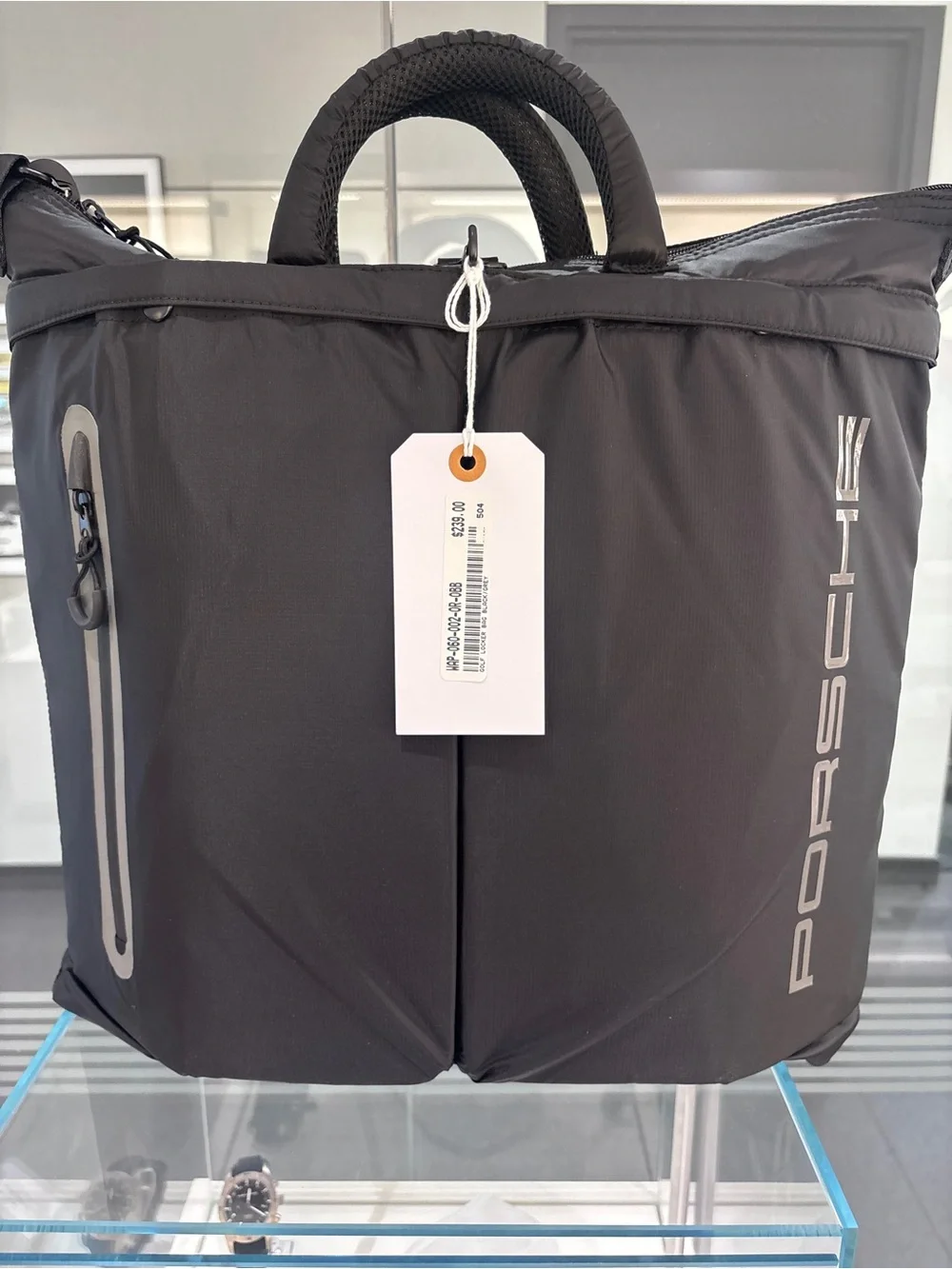 Porsche 🏎️🏌️NWT Golf Locker Bag Sport Black Grey